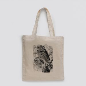 Bagoly Mintás Vászontáska Kicsi