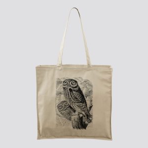 Bagoly Mintás Vászontáska Nagy