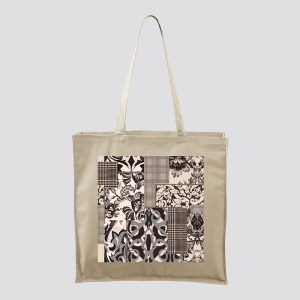 Classic Mix Patchwork Vászontáska Nagy