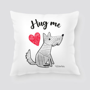 Hug Me | Kutyás Díszpárna