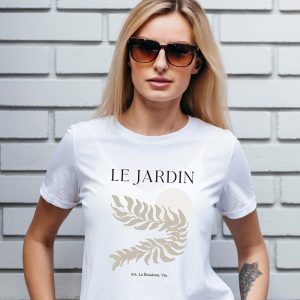 Stylish,blonde,girl,wearing,white,t Shirt,and,glasses,posing,against