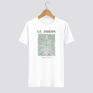 Női Póló zöld mintával