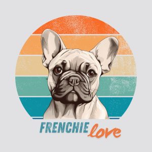 Retro Bulldog Portre