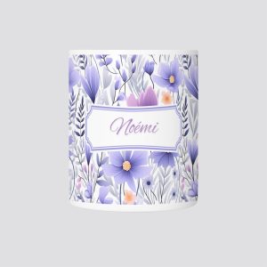 Névnapi Bögre Lila Viragos Mintaval Kozepen