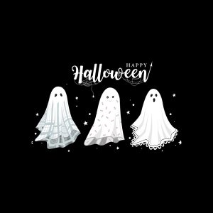 Halloween Ghosts Polo